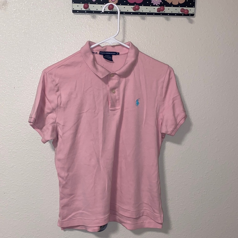 Pink Ralph Lauren Sport Polo